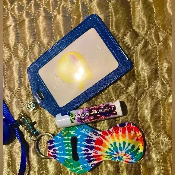 Lanyard, ID badge, Chap Stick & Holder - Picture 1 of 5